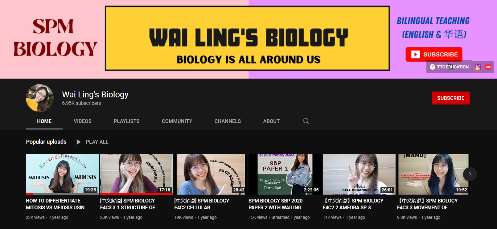 看Youtube提高Biology成绩？盘点6个中学生不容错过的Youtuber! | 文字碌碌
